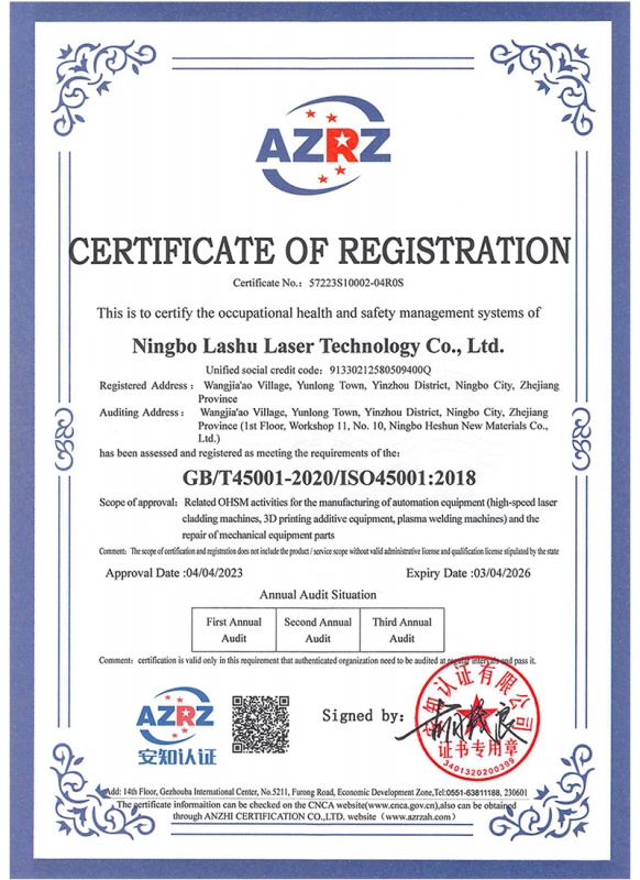 CERTIFICATE OF REGISTRATION